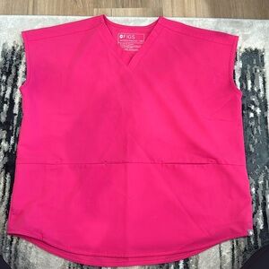 Figs XXS Shocking Pink Top